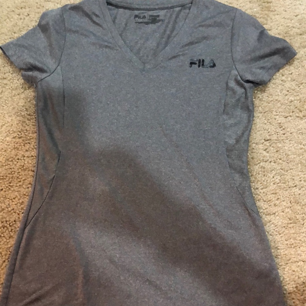 Dry fit v-neck